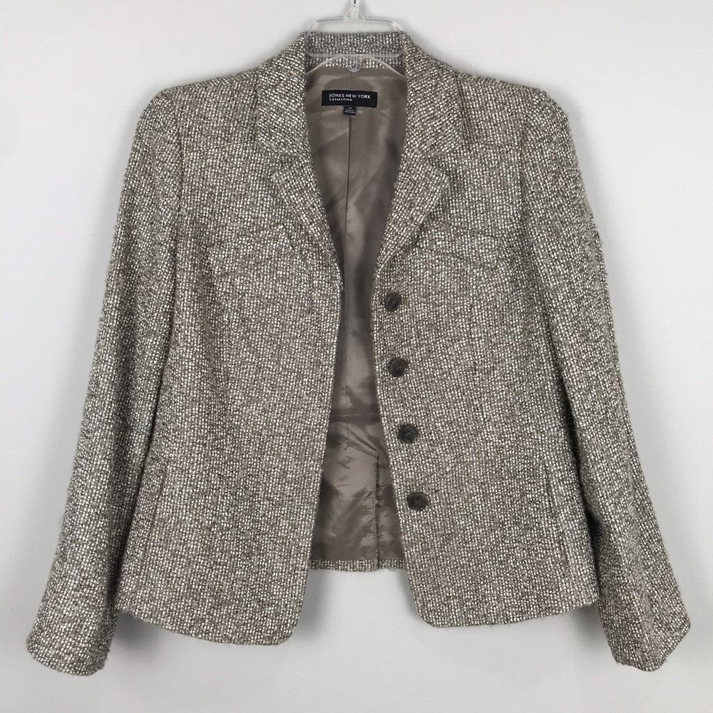 * Jones New York Tweed Blazer